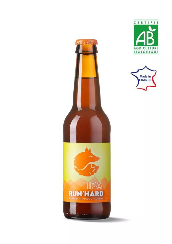 Bière IPA sans alcool ni gluten 33cl - RUN'HARD