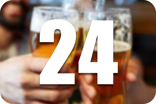 Pack de 24 bières sans alcool
